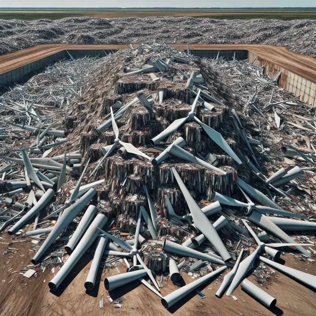 wind turbine blades landfill