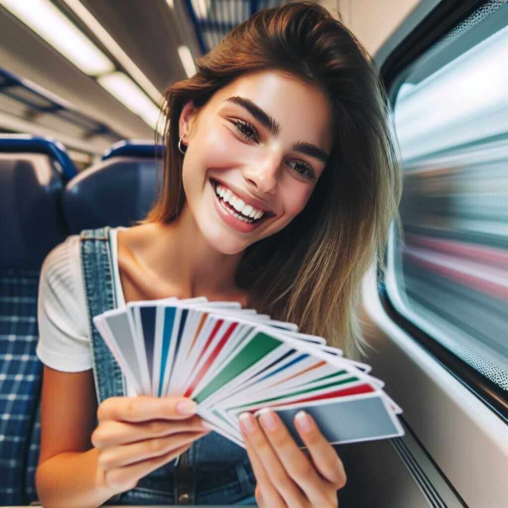 woman-studying-flashcards