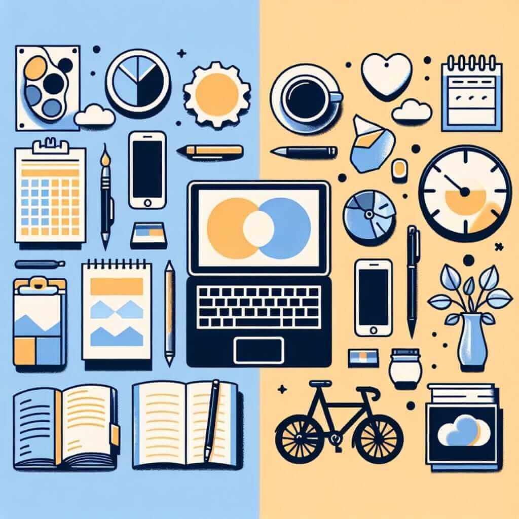 Work-Life Balance Illustration