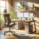 Ergonomic home office setup
