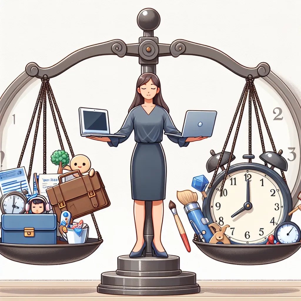 Work-life balance concept