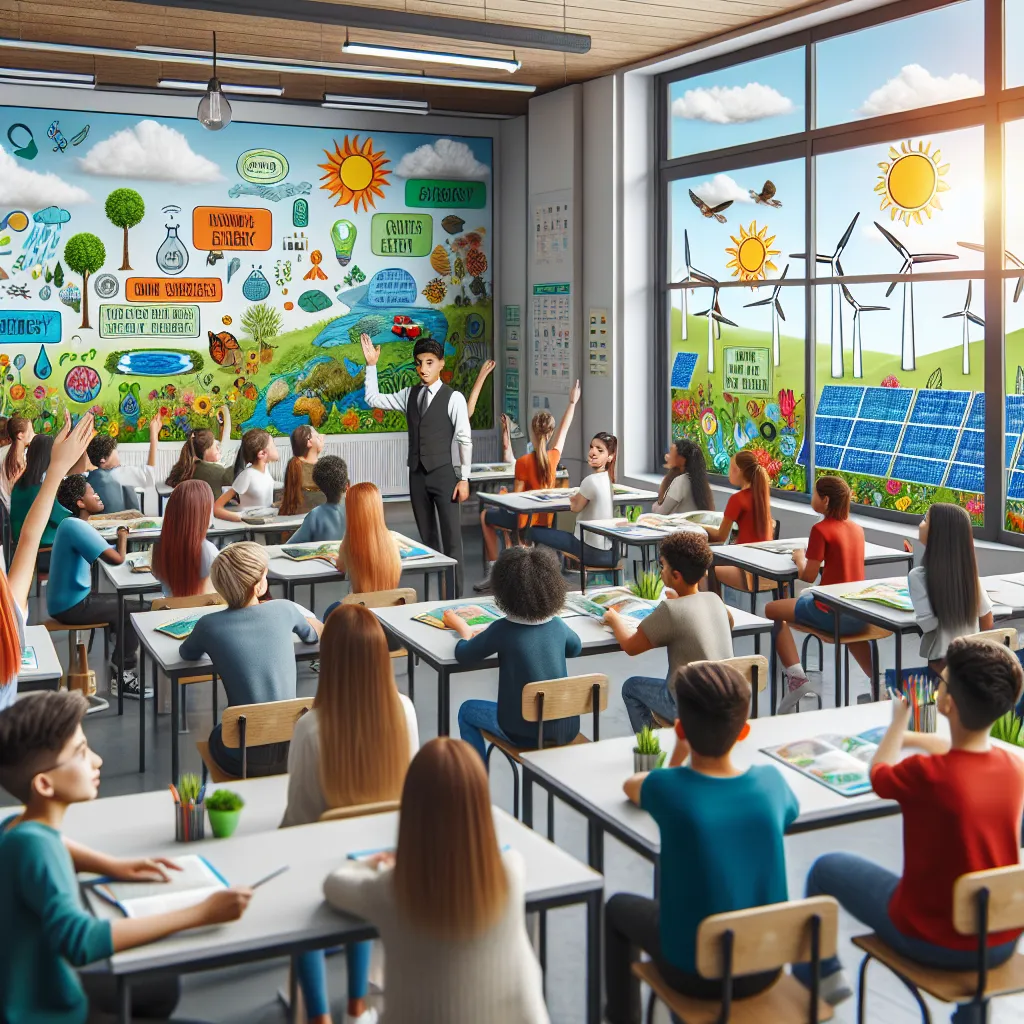 Renewable Energy Education Concept
