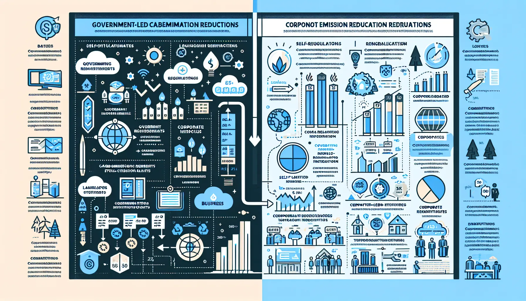 Comparison of carbon emission reduction strategies