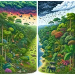 Climate change impact on tropical rainforest