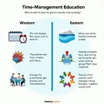 Cultural time management education comparison