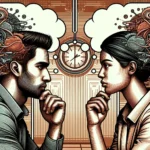 Difficult conversation illustration