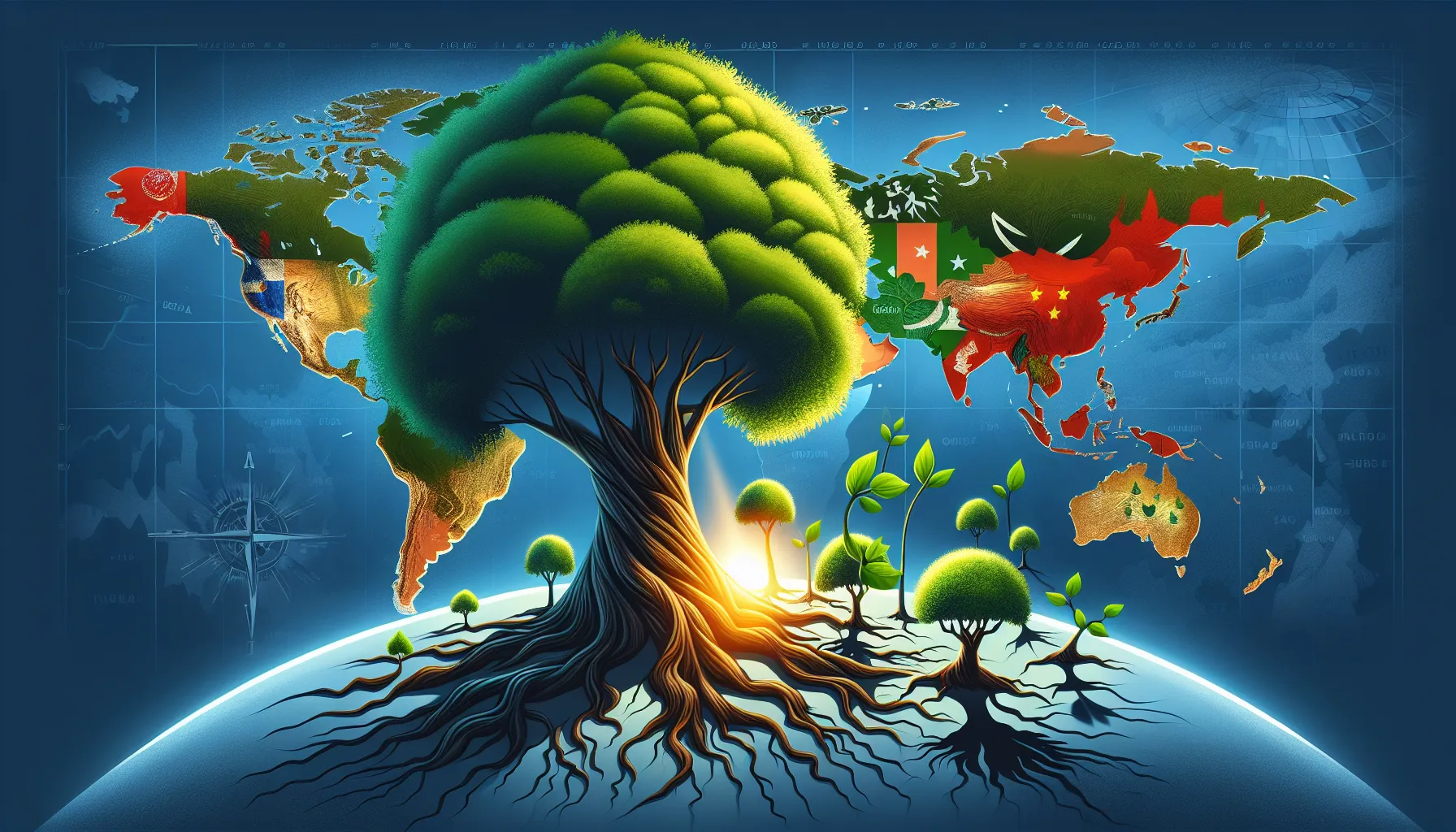 Current economic system favoring developed countries