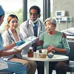Elderly People Receiving Medical Care