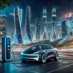 electric car charging station