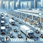 Electric trucks and delivery systems