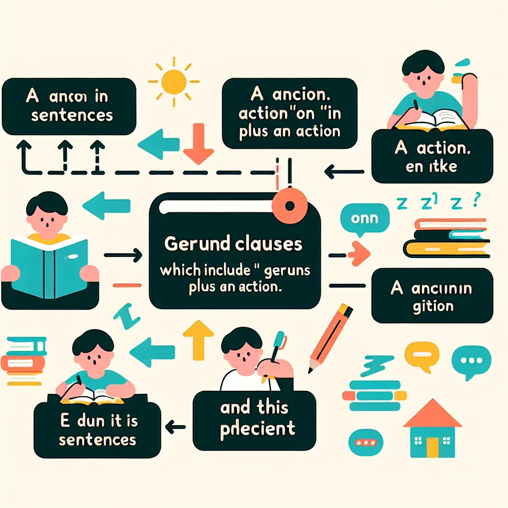 Gerund Clauses with On Action