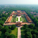 Aerial view of Hue Imperial City