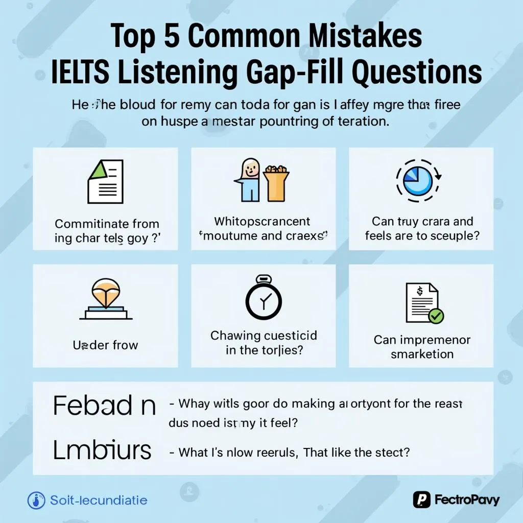 Common Mistakes in IELTS Listening Gap-Fill Questions