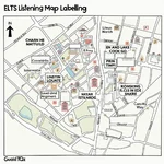 IELTS Listening Map Labelling Example