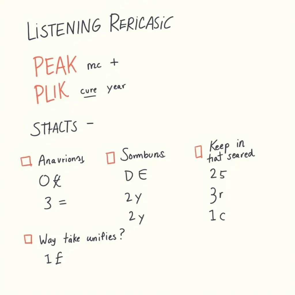 Effective Note-Taking for IELTS Listening