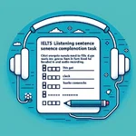 IELTS Listening Sentence Completion Example