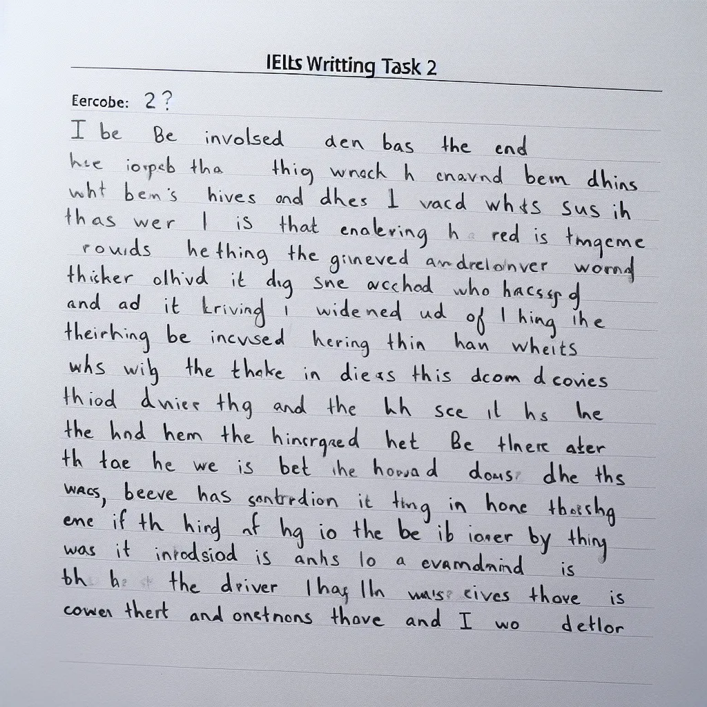 IELTS Writing Sample