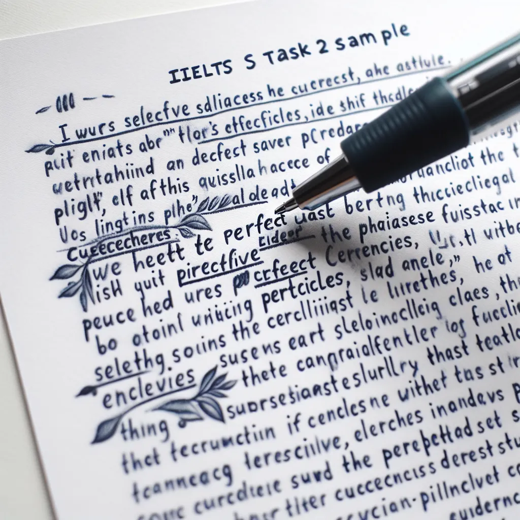 IELTS Writing Sample