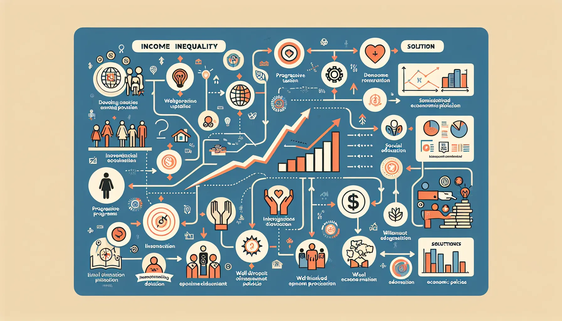 Income inequality solutions chart