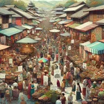 Local market vendors