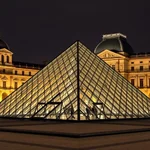 Exterior view of the Louvre Museum in Paris