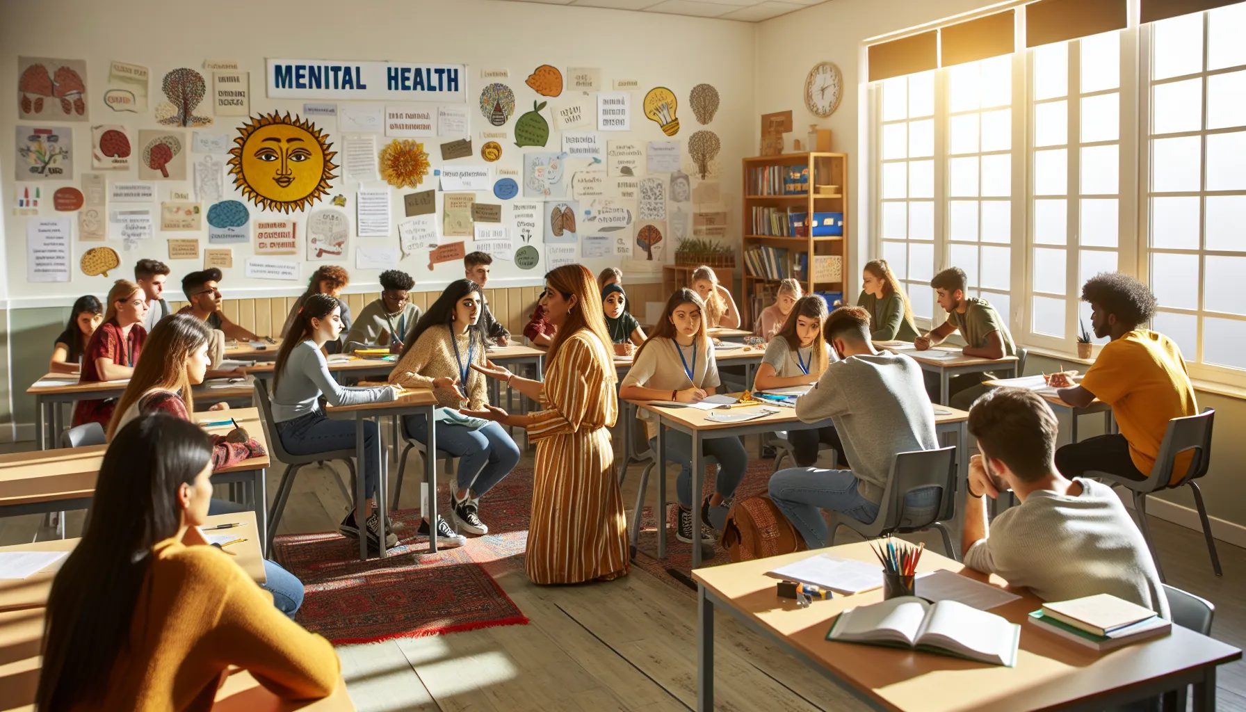 Mental health education in schools