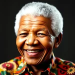 Portrait of Nelson Mandela