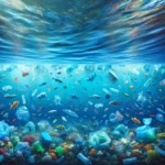 Plastic pollution in ocean