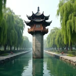 One Pillar Pagoda in Hanoi, Vietnam