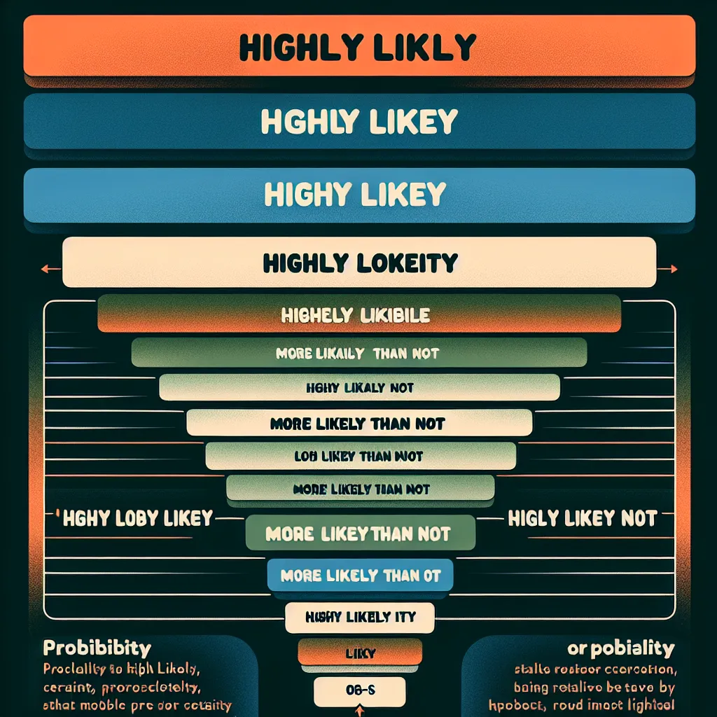 Probability Expressions Comparison