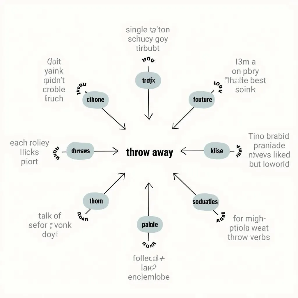 Related phrasal verbs to &quot;throw away&quot;