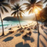 Relaxing beach in Vietnam