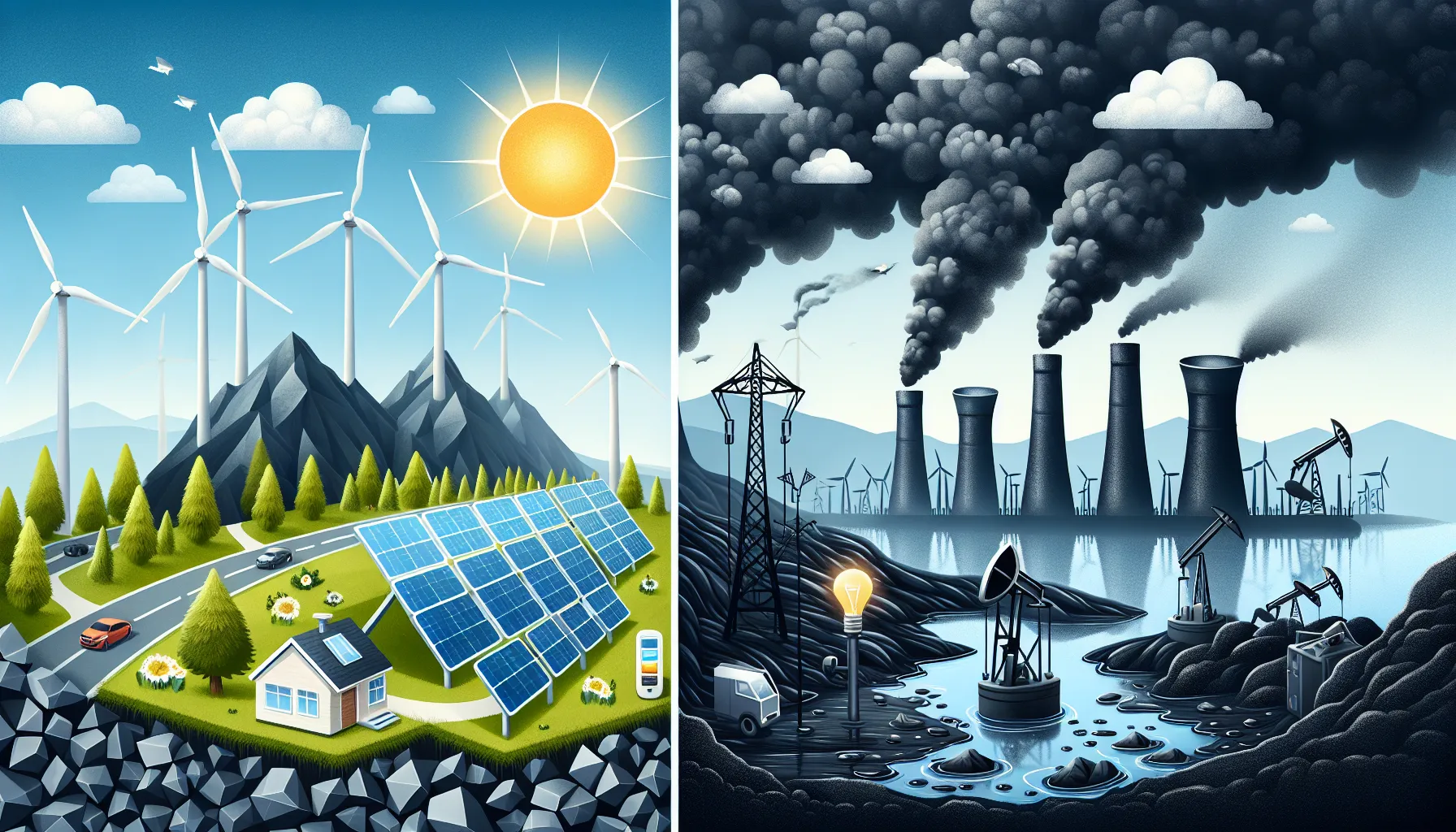Renewable Energy vs Fossil Fuels