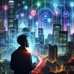 Smart city data privacy concept