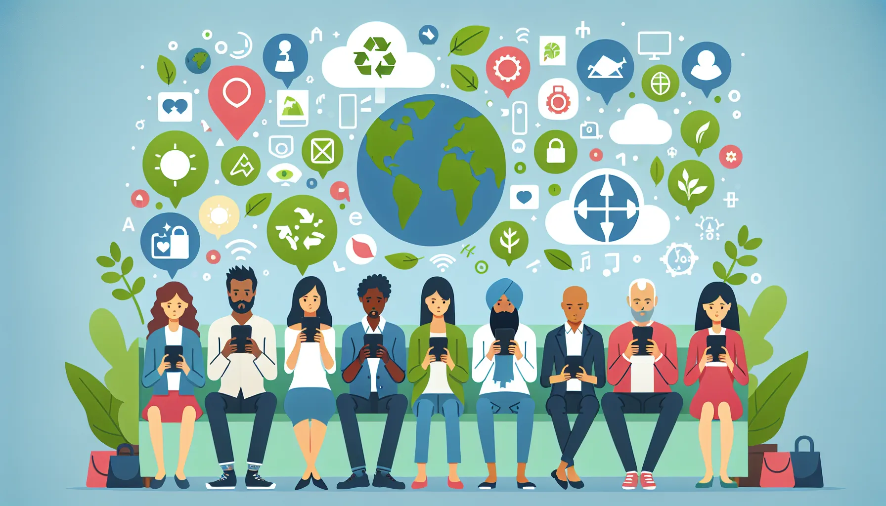 Social media environmental awareness