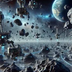 Space mining concept