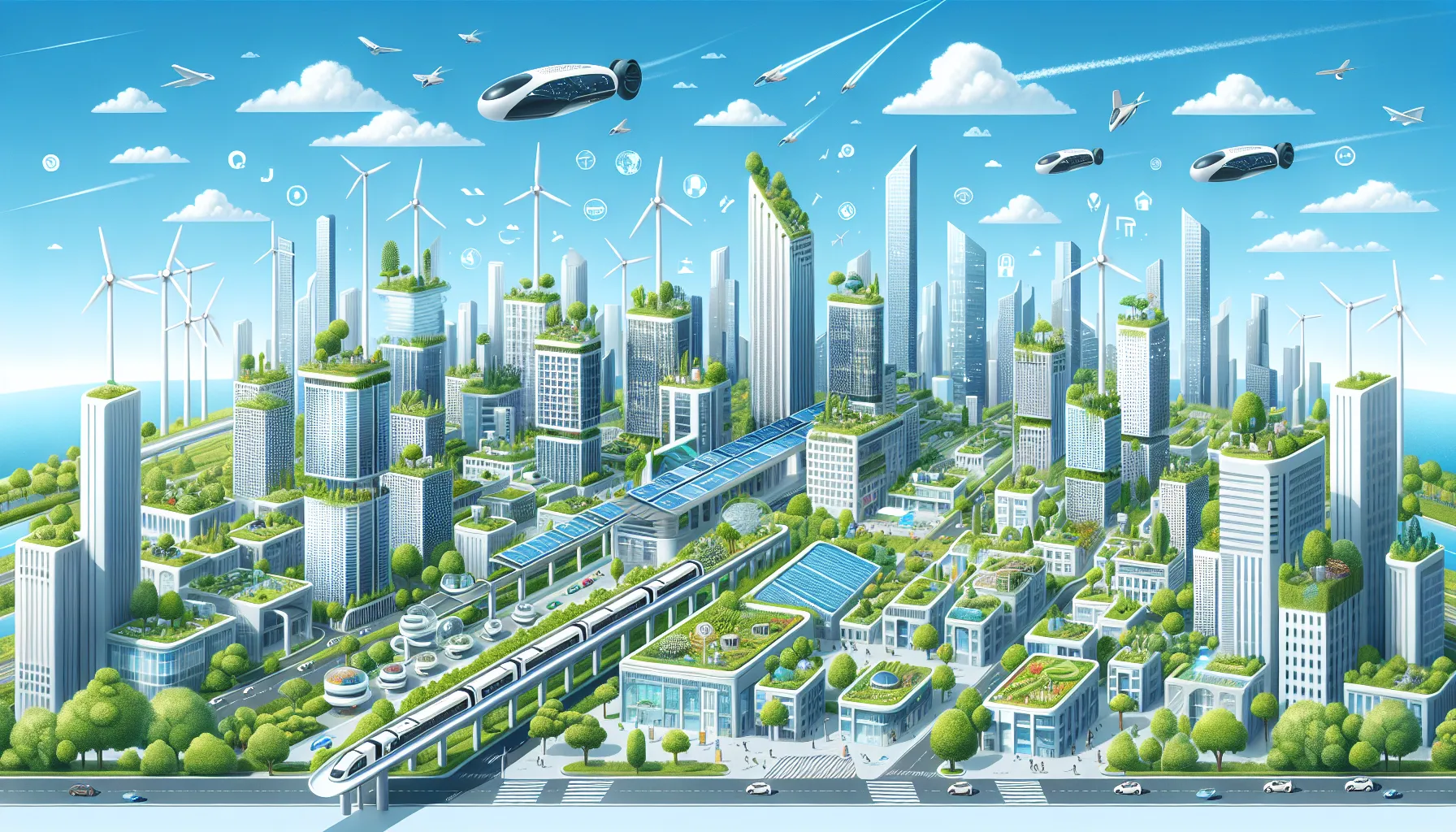 Sustainable City Concept