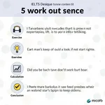 Various contexts of 'work out' in IELTS speaking