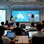 AI-driven content creation in an educational setting