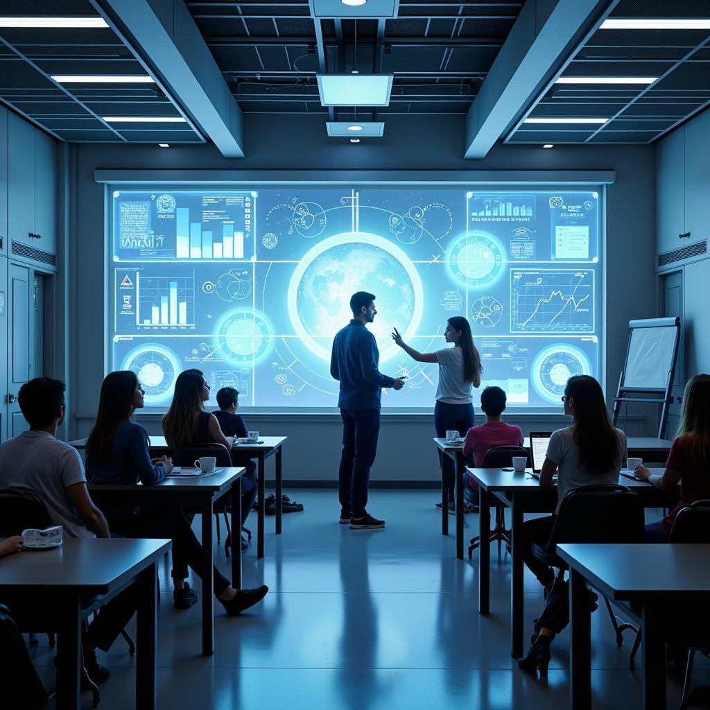 AI-enabled virtual learning environment
