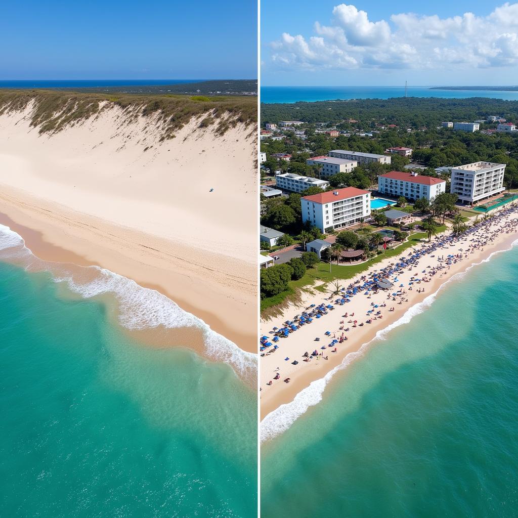 IELTS Speaking Part 3: Discussing Beach Environmental Changes