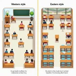 Impact of cultural norms on classroom layout