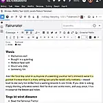 Clear thesis statement in IELTS Writing Task 2
