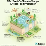 Climate change impacts on food production