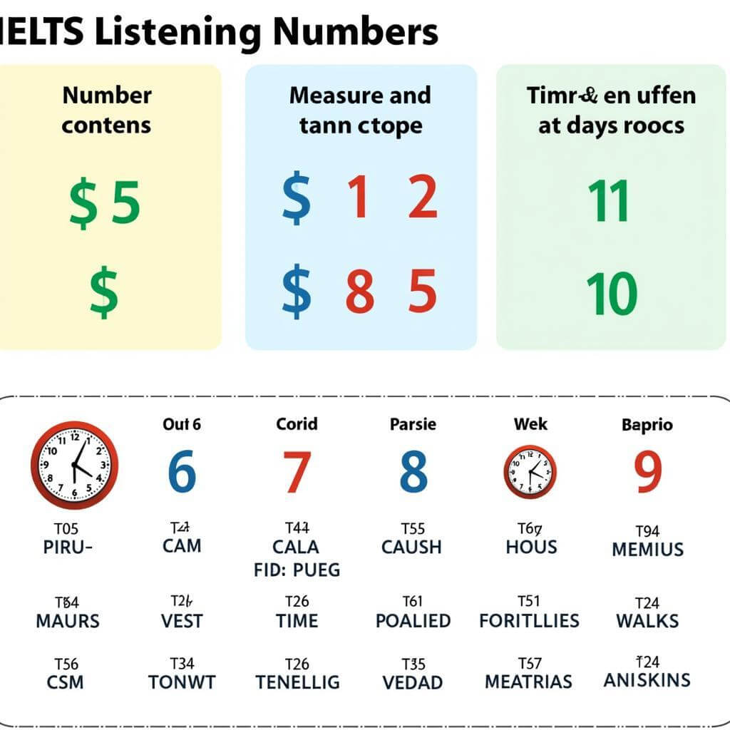 Understanding context and units for IELTS number recognition