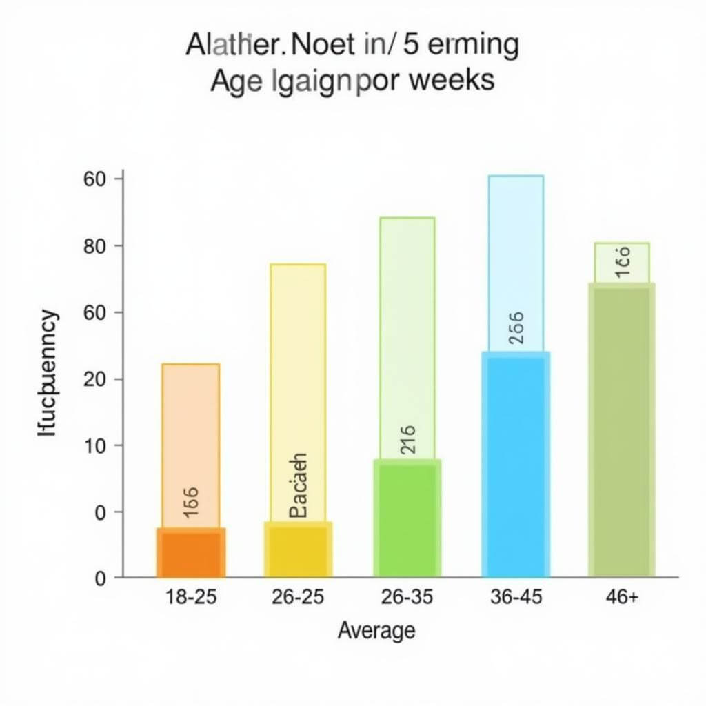 Frequency of cooking chart for IELTS Speaking