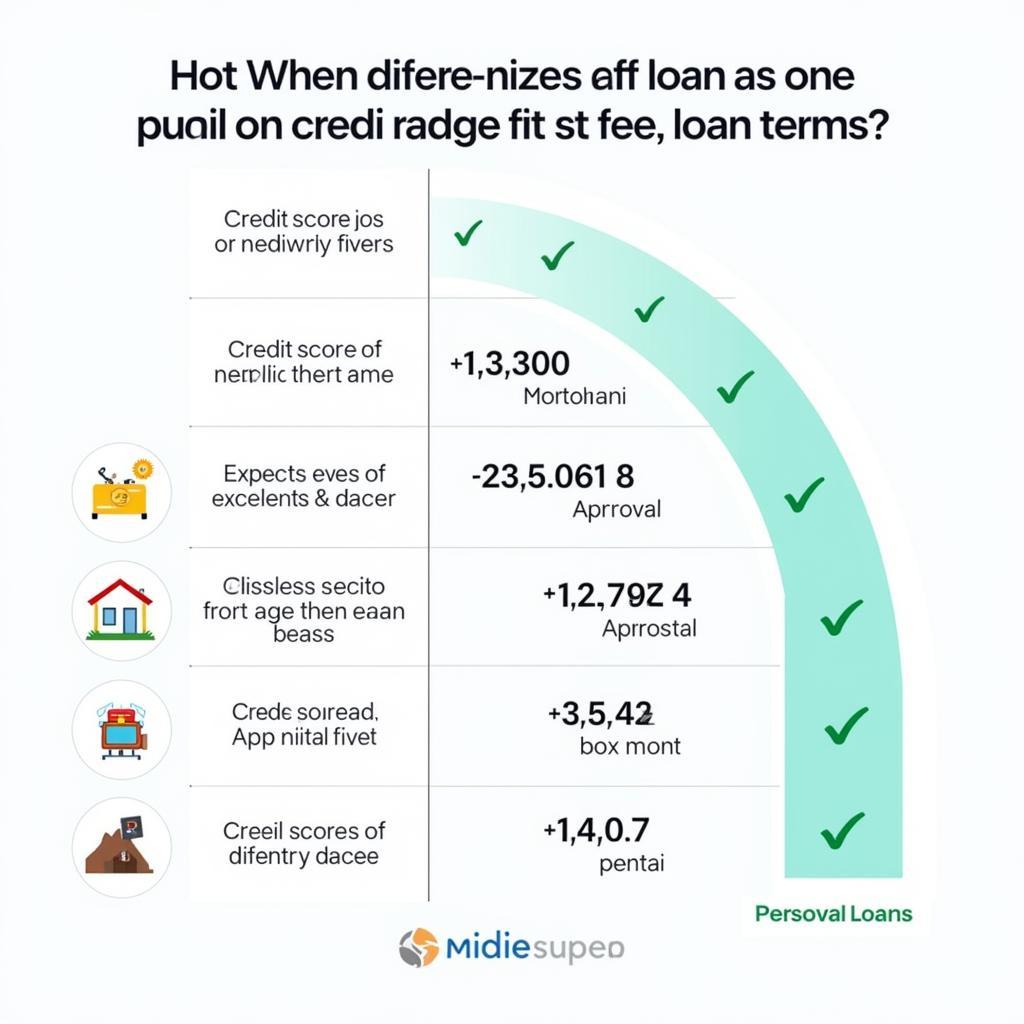 Impact of credit scores on loan terms