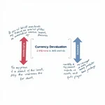 Effects of currency devaluation on international trade