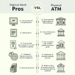 Digital banking vs physical bank branches comparison