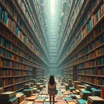 Intricate dream library maze for IELTS Speaking cue card